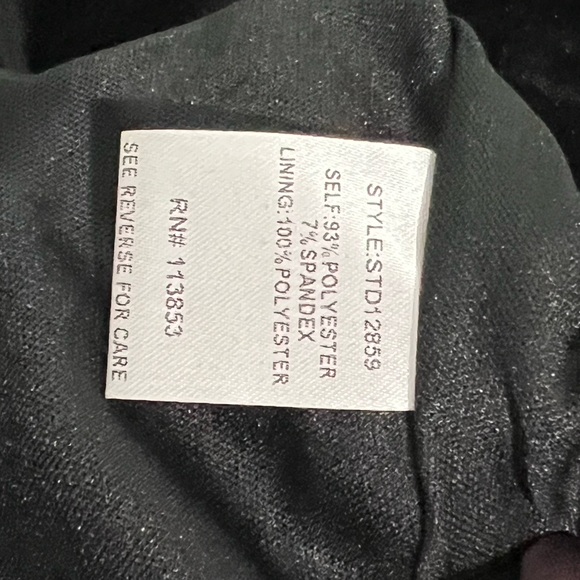 Sugarlips Dakota Velvet Volume Hem Mini Dress, LBD, NWT, Size Small - Picture 6 of 9